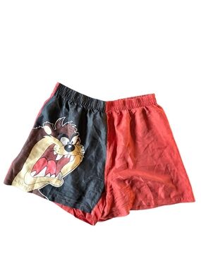 Looney Tunes Taz Colorblock Silk Lounge Boxers